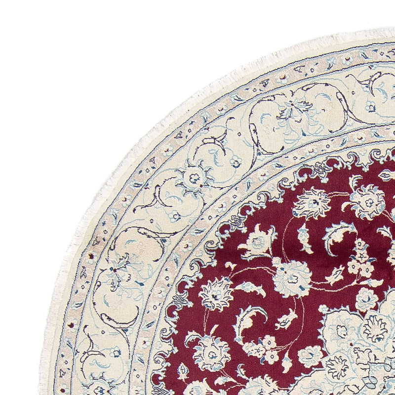 Persisk matta - Nain - Royal - 250 x 250 cm - mörkröd