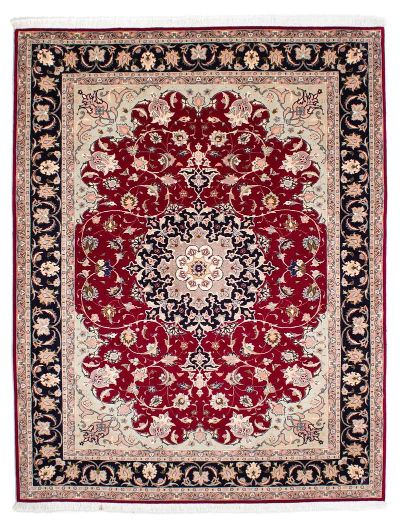 Persisk matta - Tabriz - Royal - 240 x 172 cm - mörkröd