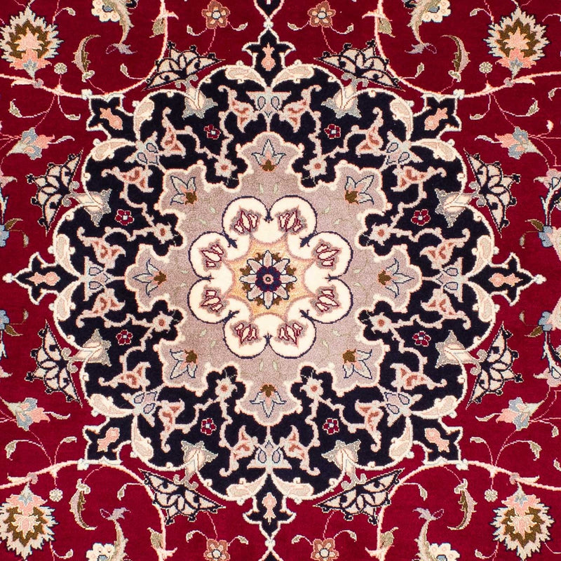 Persisk matta - Tabriz - Royal - 236 x 178 cm - mörkröd