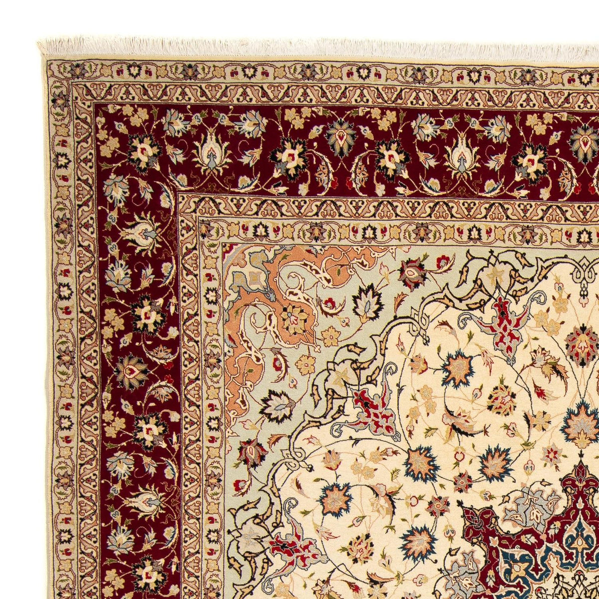 Persisk matta - Tabriz - Royal kvadrat  - 258 x 252 cm - beige