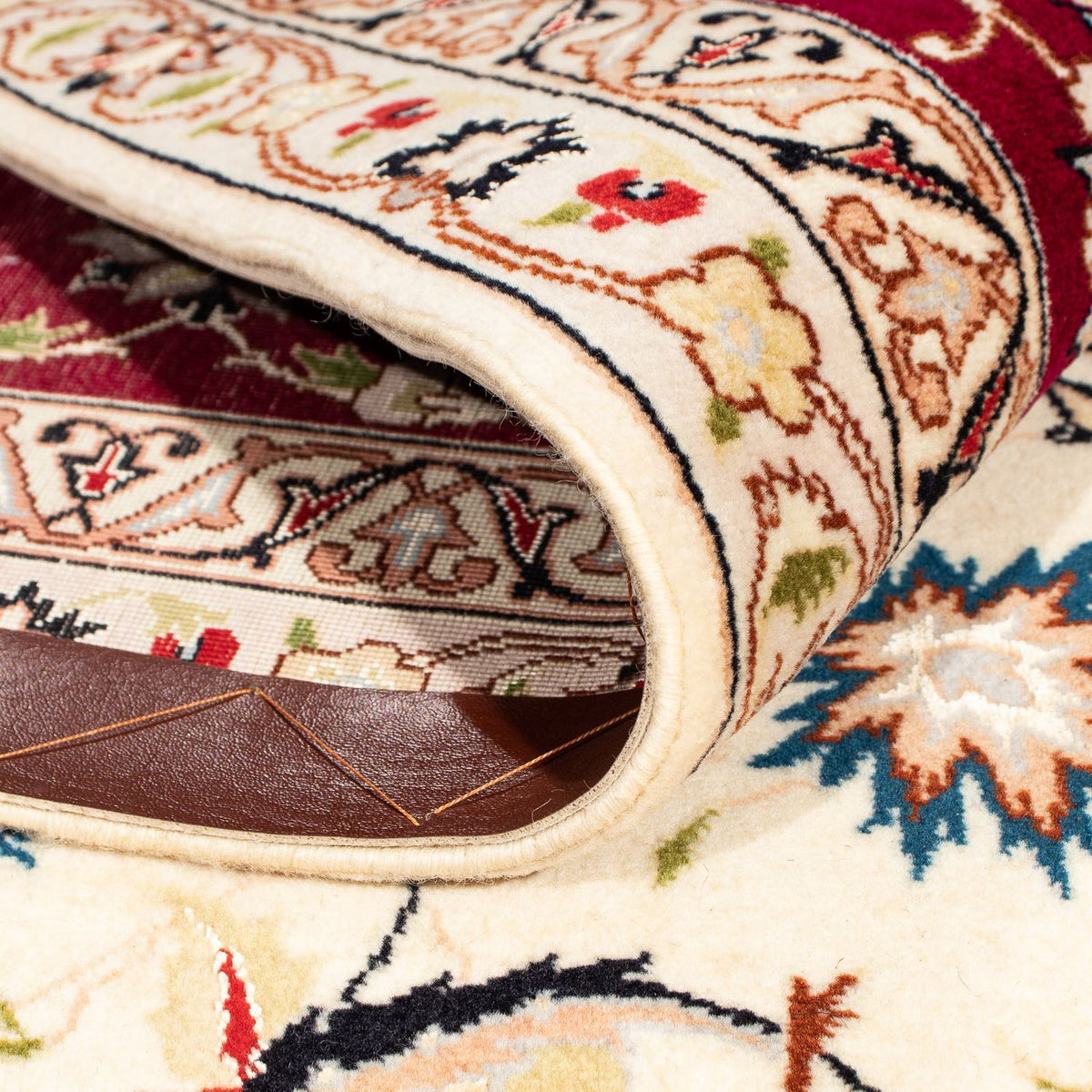 Persisk matta - Tabriz - Royal kvadrat  - 258 x 252 cm - beige