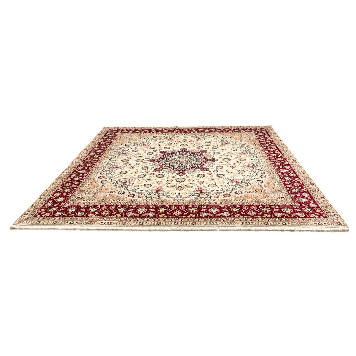 Persisk matta - Tabriz - Royal kvadrat  - 258 x 252 cm - beige