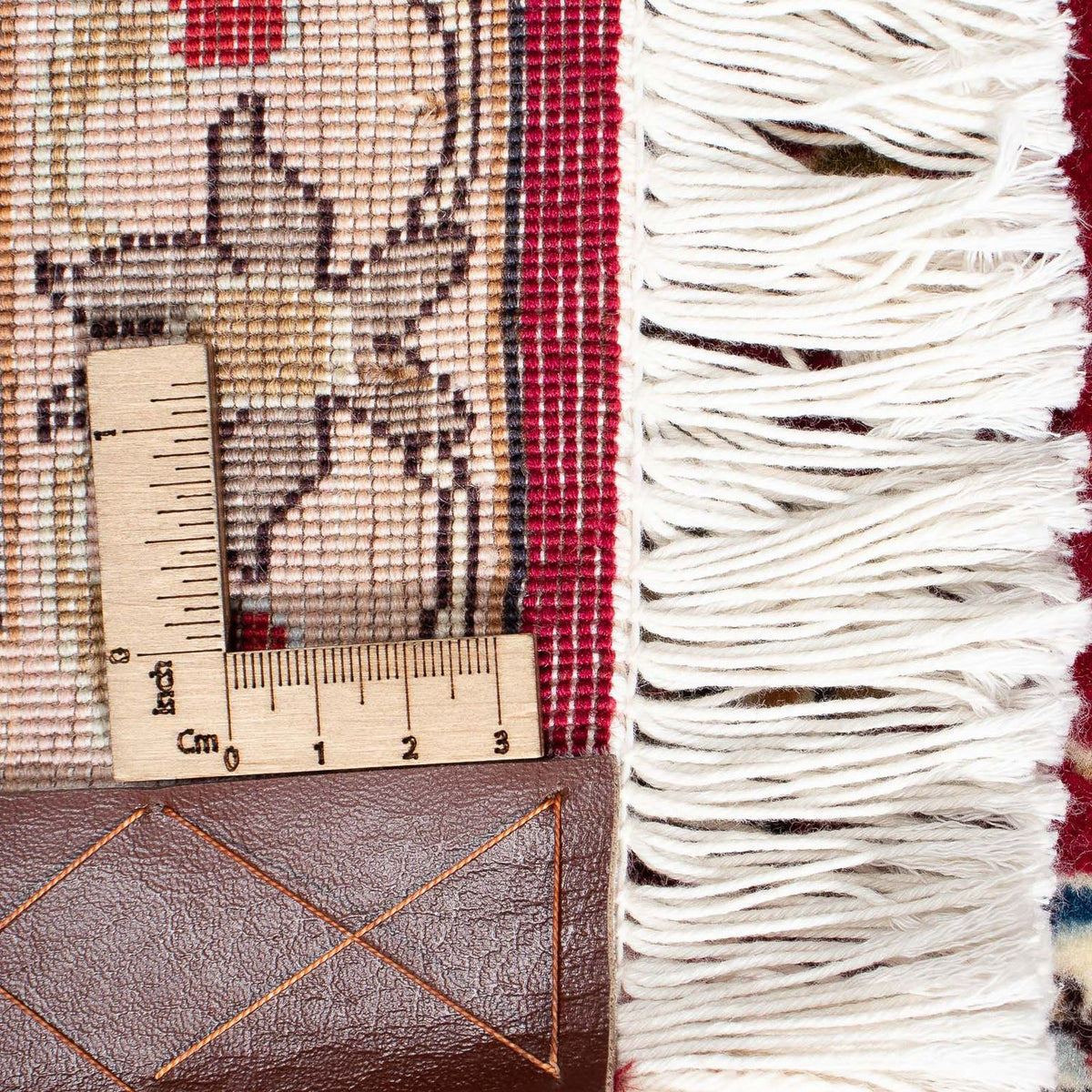 Persisk matta - Tabriz - Royal - 305 x 204 cm - mörkröd