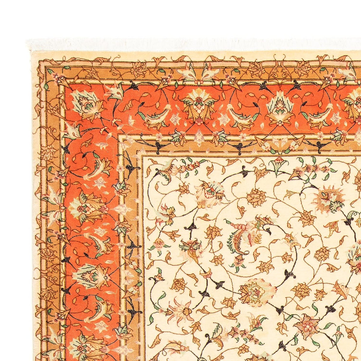 Persisk matta - Tabriz - Royal - 281 x 201 cm - beige