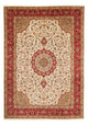 Persisk matta - Tabriz - Royal - 415 x 306 cm - ljusbrun