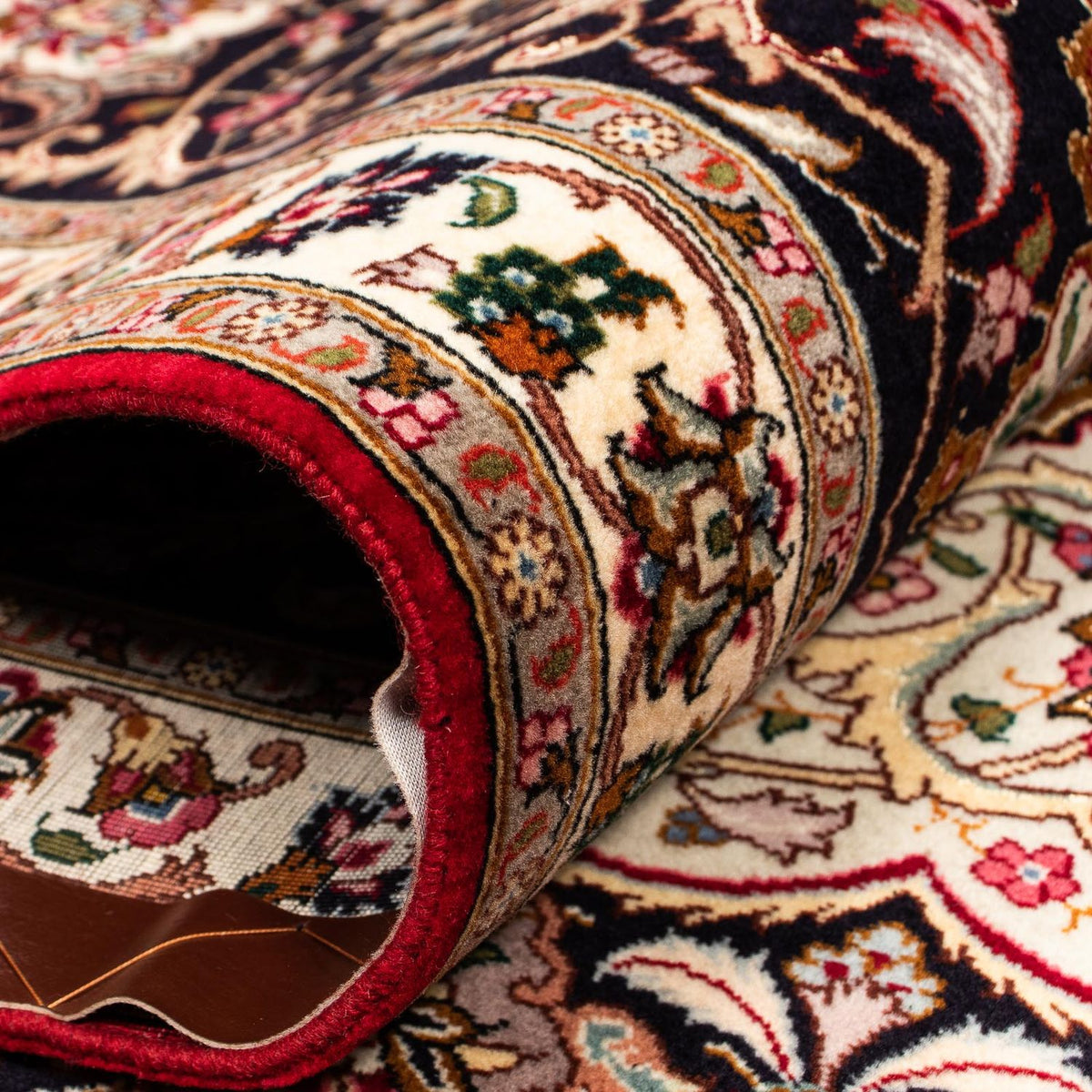 Persisk matta - Tabriz - Royal - 405 x 302 cm - röd