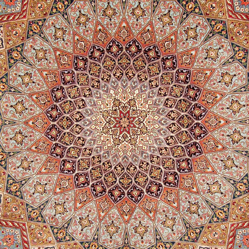 Persisk matta - Tabriz - Royal - 402 x 300 cm - flerfärgad