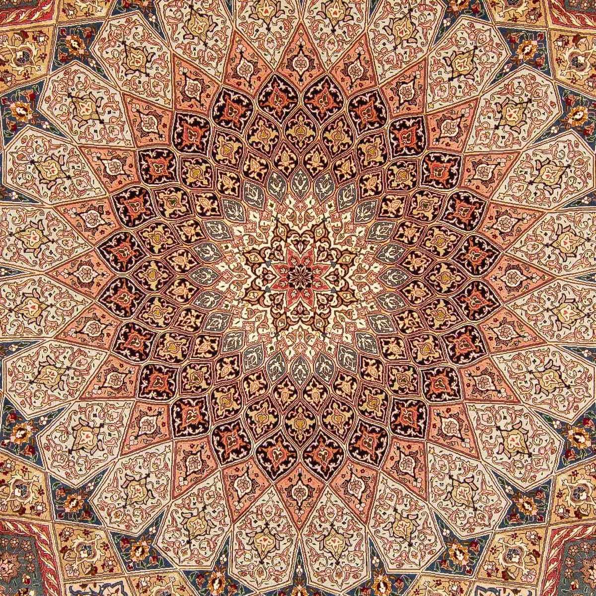 Persisk matta - Tabriz - Royal - 398 x 298 cm - flerfärgad
