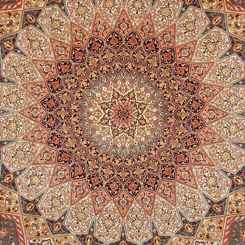 Persisk matta - Tabriz - Royal - 398 x 298 cm - flerfärgad