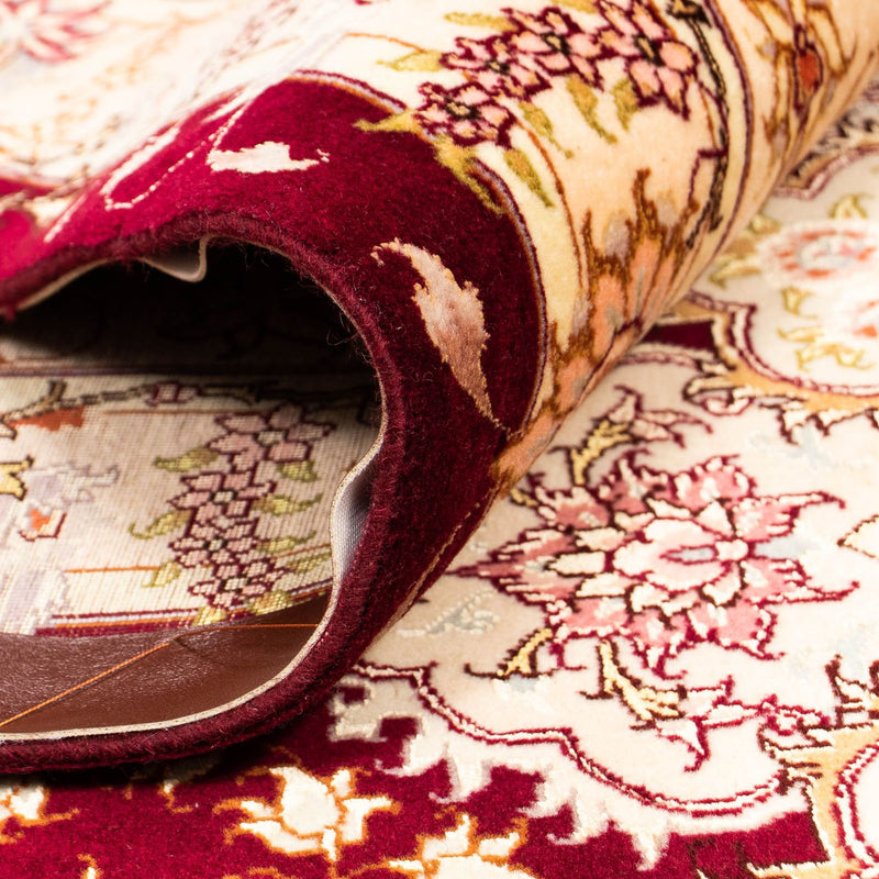 Persisk matta - Tabriz - Royal - 405 x 301 cm - mörkröd