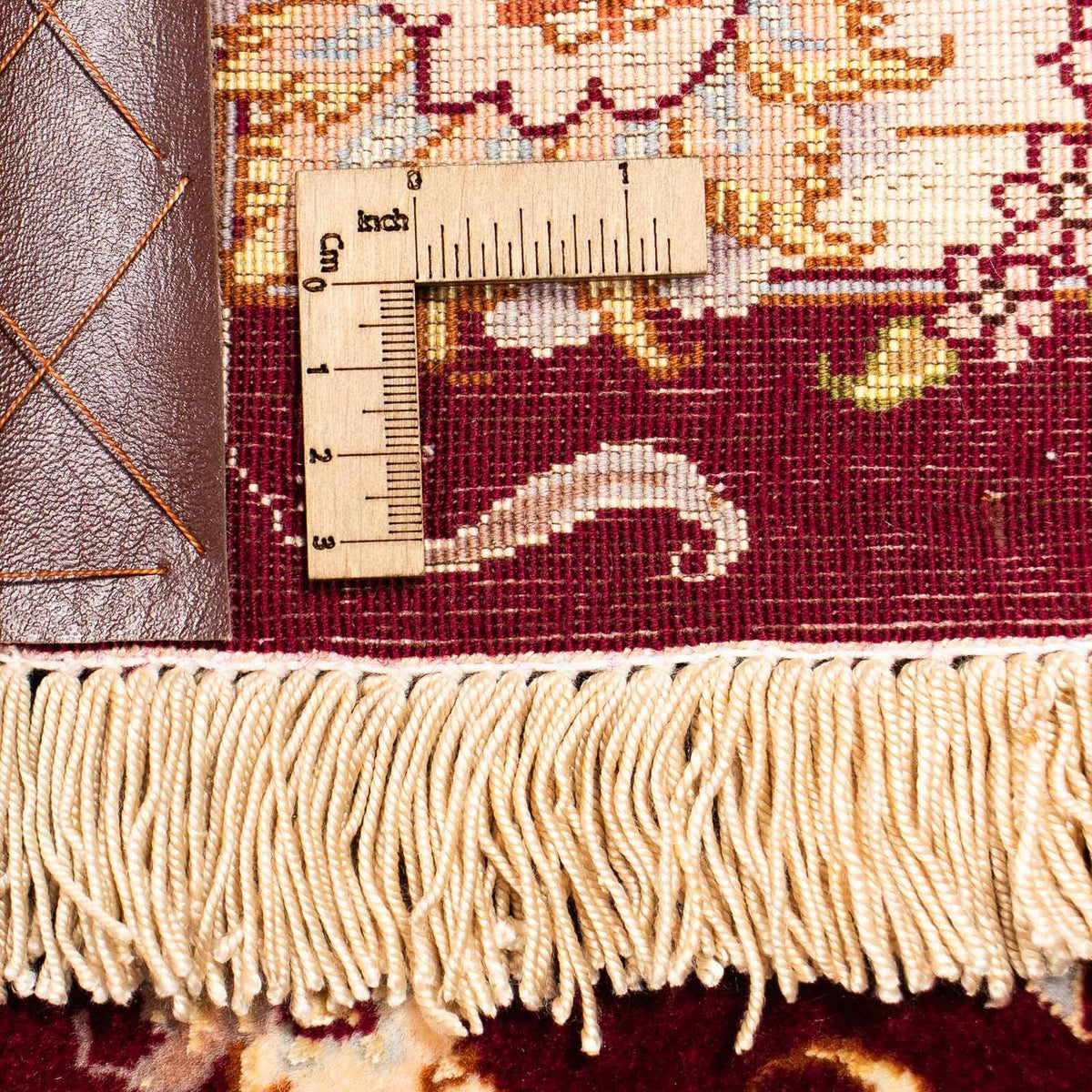 Persisk matta - Tabriz - Royal - 405 x 301 cm - mörkröd