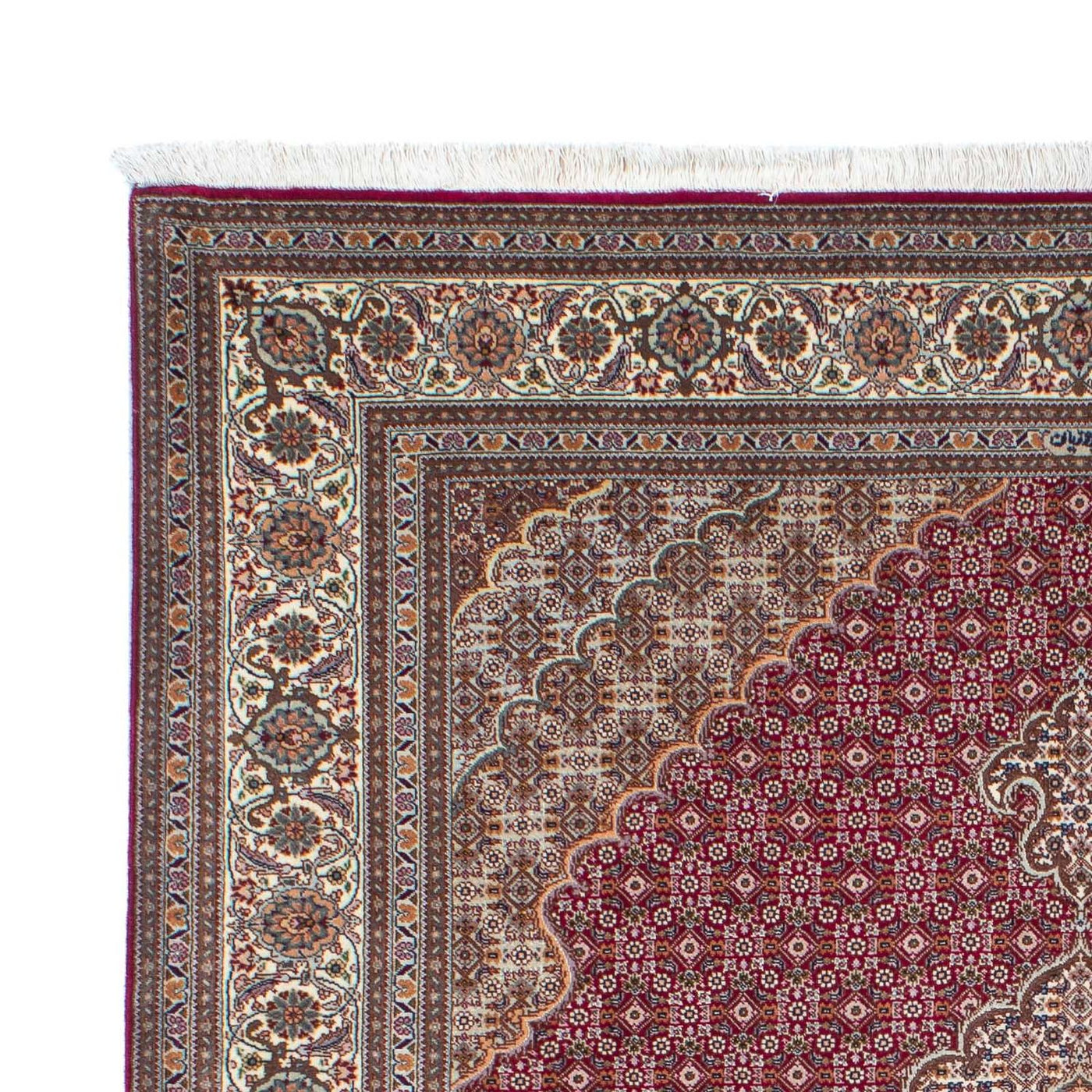 Persisk matta - Tabriz - 192 x 155 cm - ljusröd
