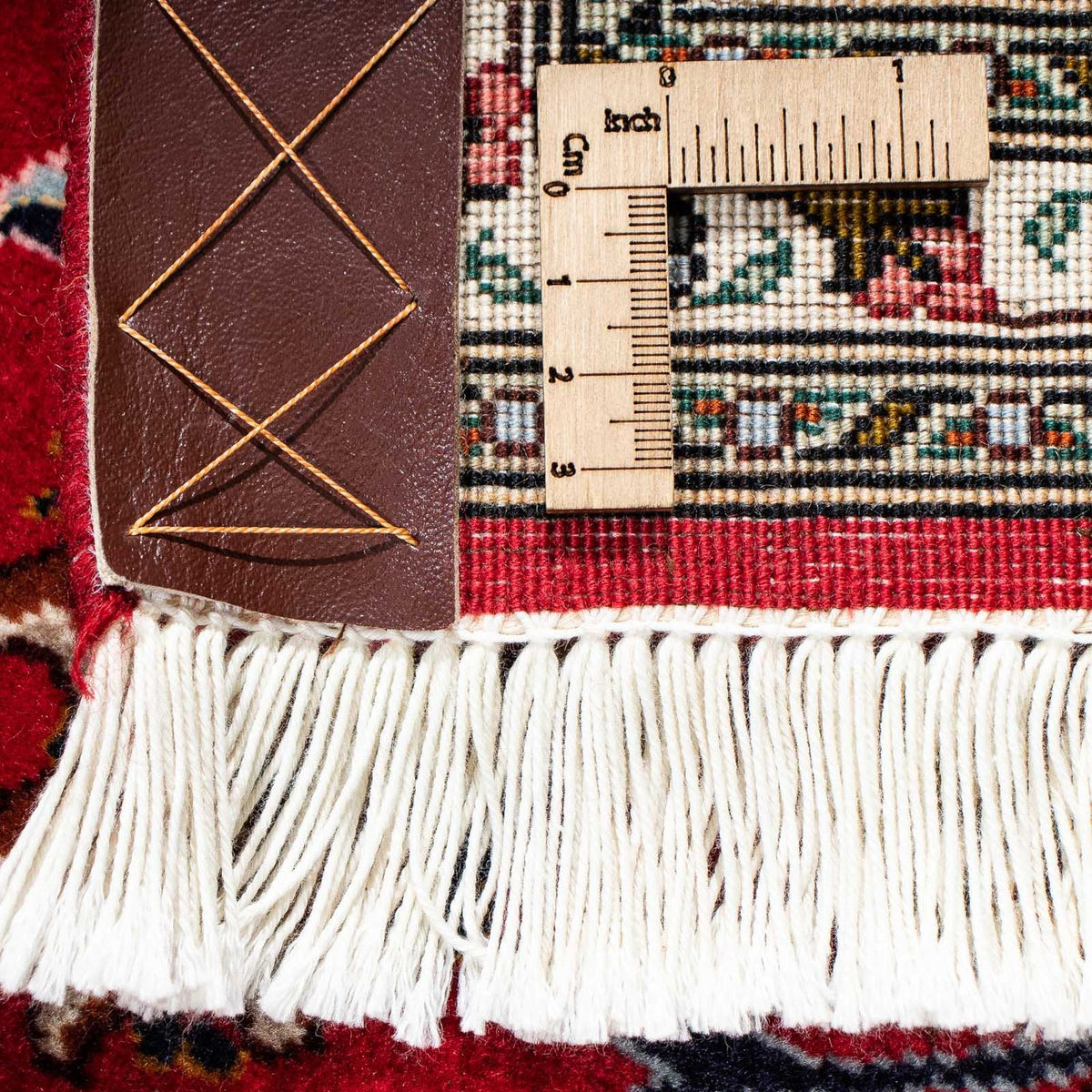 Persisk matta - Tabriz - Royal - 212 x 149 cm - mörkröd