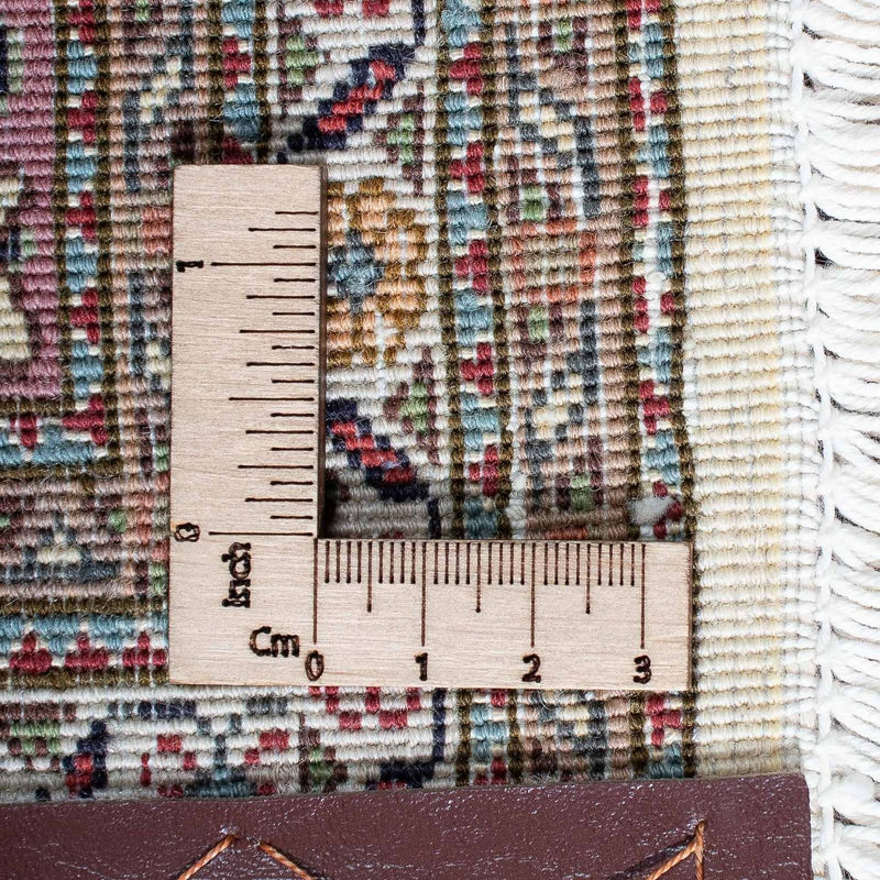 Persisk matta - Tabriz - 198 x 152 cm - ljusbrun