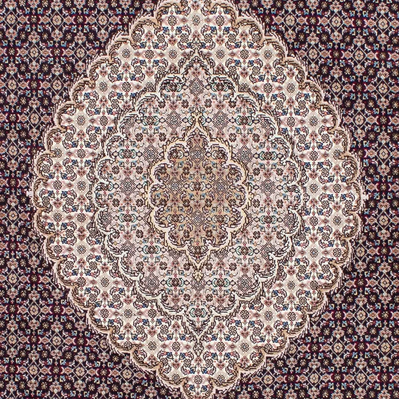 Persisk matta - Tabriz - 205 x 156 cm - ljusbrun