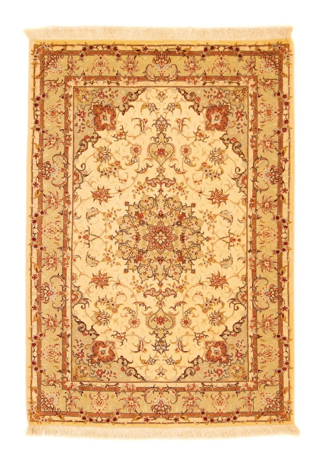 Persisk matta - Tabriz - Royal - 147 x 104 cm - beige