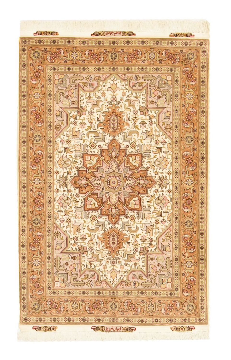 Persisk matta - Tabriz - Royal - 156 x 102 cm - beige
