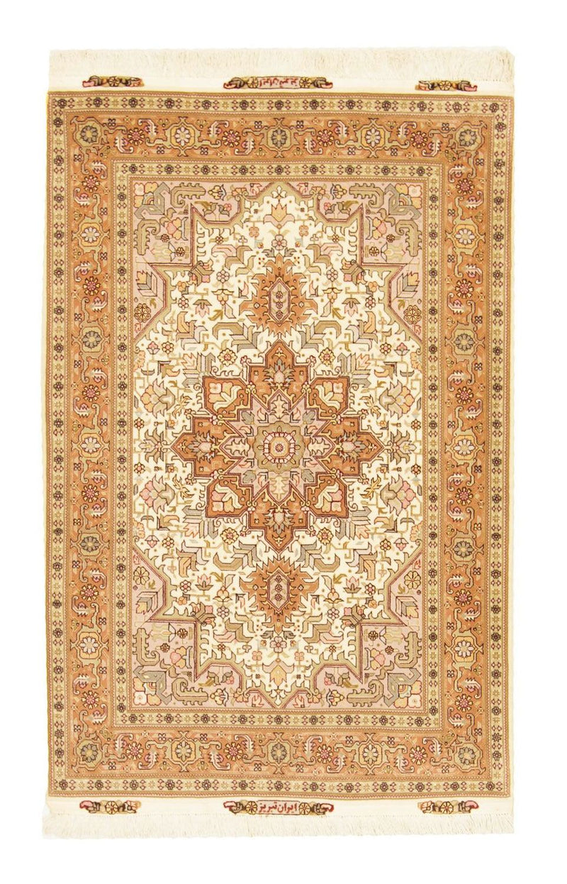 Persisk matta - Tabriz - Royal - 156 x 102 cm - beige