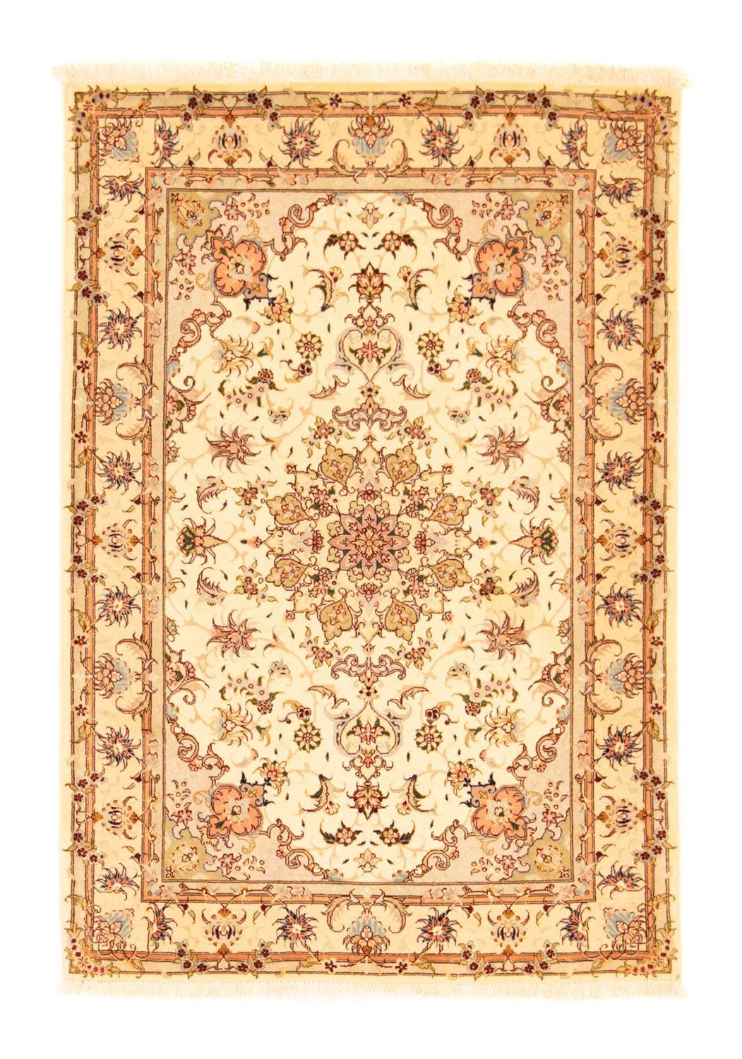 Persisk matta - Tabriz - Royal - 150 x 102 cm - beige