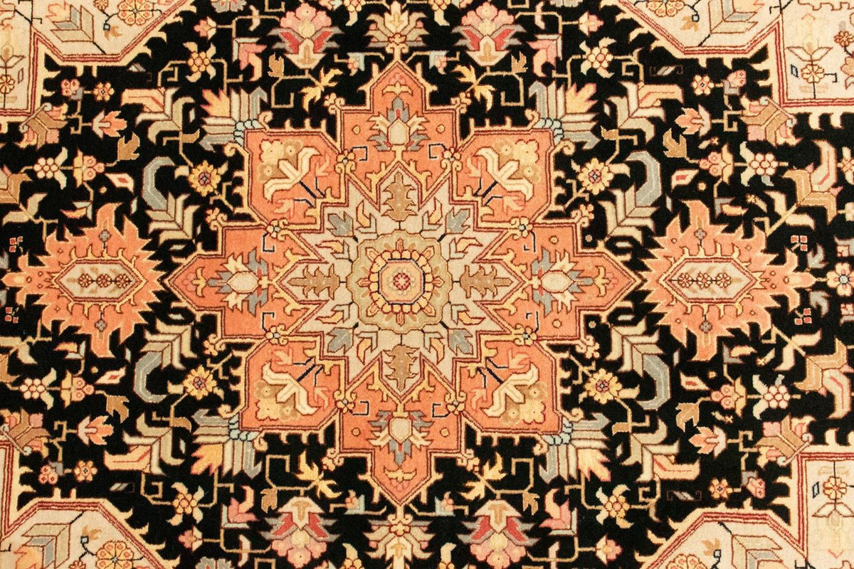 Persisk matta - Tabriz - Royal - 153 x 100 cm - mörkblå