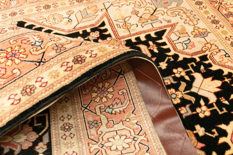 Persisk matta - Tabriz - Royal - 153 x 100 cm - mörkblå