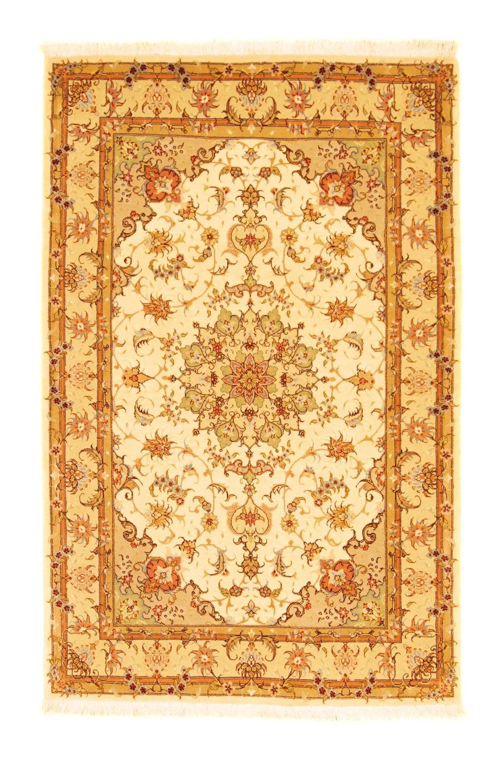Persisk matta - Tabriz - Royal - 162 x 102 cm - beige