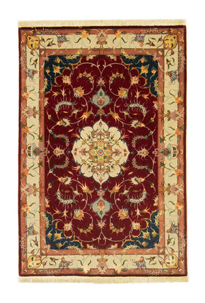 Persisk matta - Tabriz - Royal - 149 x 100 cm - röd