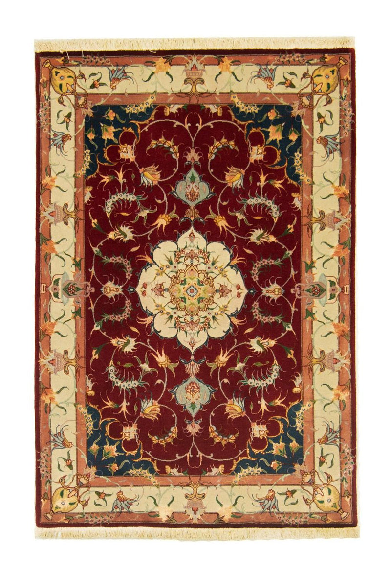 Persisk matta - Tabriz - Royal - 149 x 100 cm - röd