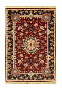 Persisk matta - Tabriz - Royal - 148 x 102 cm - röd