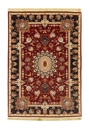 Persisk matta - Tabriz - Royal - 148 x 102 cm - röd