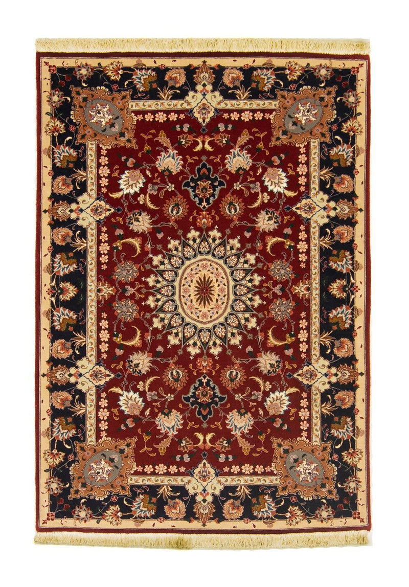 Persisk matta - Tabriz - Royal - 148 x 102 cm - röd