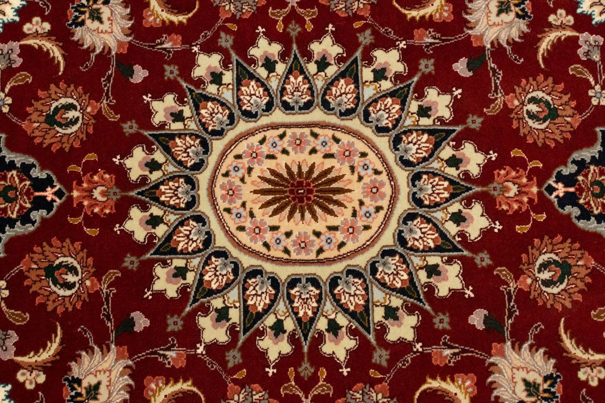 Persisk matta - Tabriz - Royal - 148 x 102 cm - röd