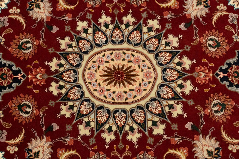 Persisk matta - Tabriz - Royal - 148 x 102 cm - röd
