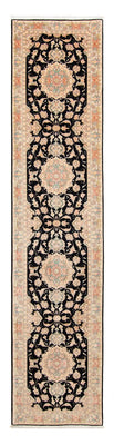 Runner Persisk matta - Tabriz - Royal - 417 x 87 cm - mörkblå