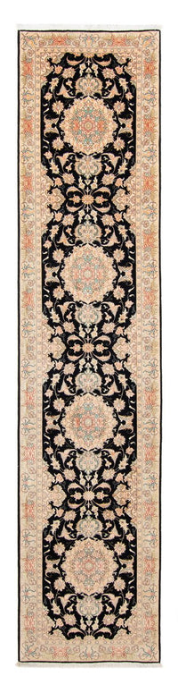Runner Persisk matta - Tabriz - Royal - 417 x 87 cm - mörkblå