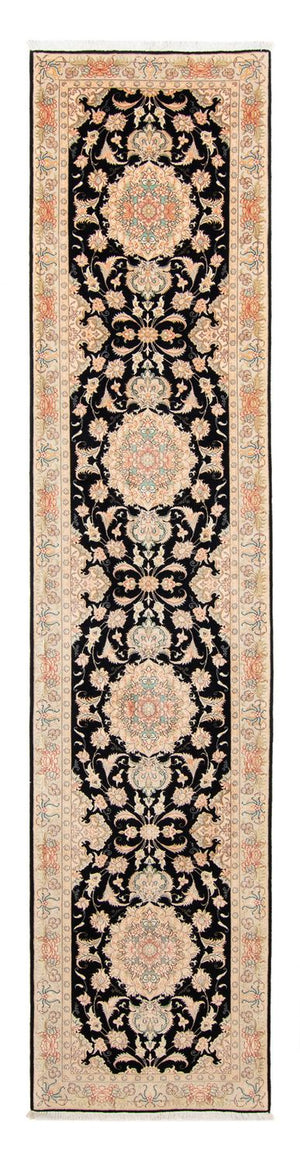 Runner Persisk matta - Tabriz - Royal - 417 x 87 cm - mörkblå