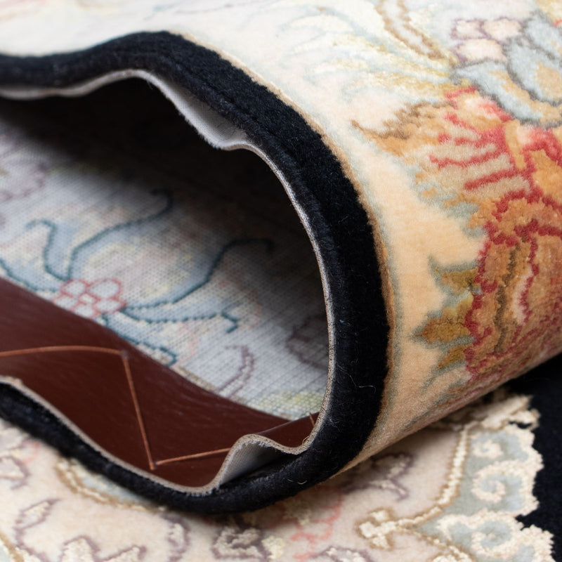 Runner Persisk matta - Tabriz - Royal - 417 x 87 cm - mörkblå