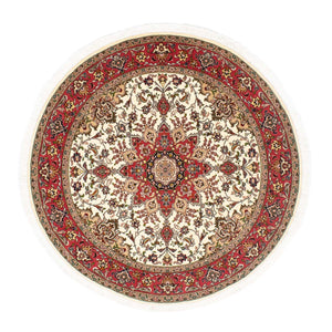 Persisk matta - Tabriz - Royal runt  - 148 x 148 cm - beige
