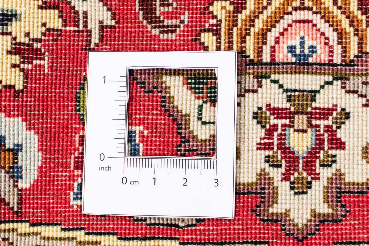 Persisk matta - Tabriz - Royal runt  - 148 x 148 cm - beige