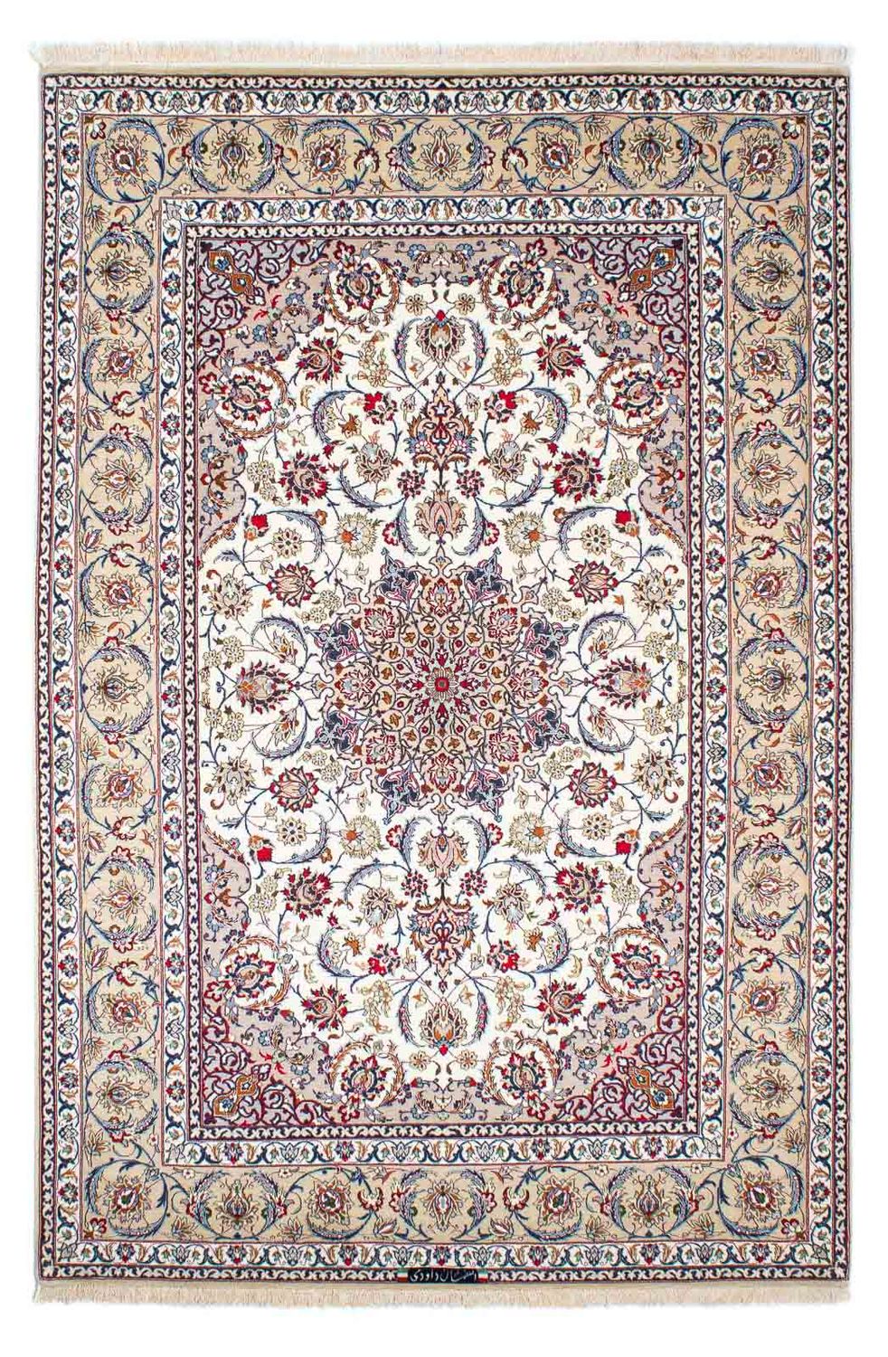 Persisk matta - Isfahan - Premium - 237 x 158 cm - beige