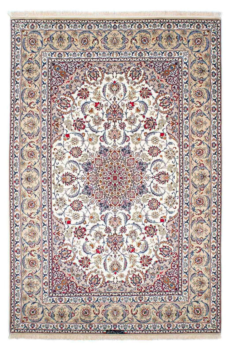 Persisk matta - Isfahan - Premium - 237 x 158 cm - beige