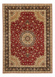 Persisk matta - Tabriz - Royal - 354 x 252 cm - mörkröd