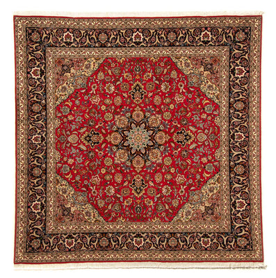 Persisk matta - Tabriz - Royal kvadrat  - 204 x 203 cm - röd