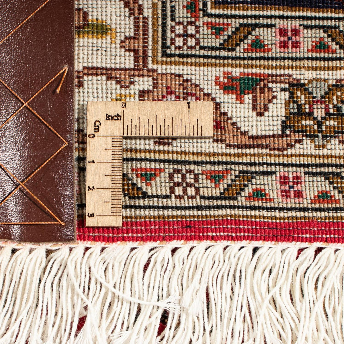 Persisk matta - Tabriz - Royal kvadrat  - 204 x 203 cm - röd