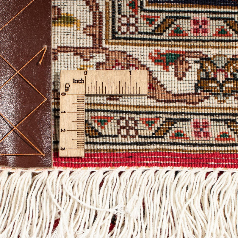 Persisk matta - Tabriz - Royal kvadrat  - 204 x 203 cm - röd