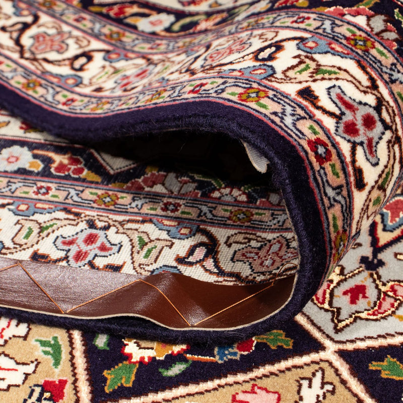 Persisk matta - Tabriz - Royal kvadrat  - 264 x 252 cm - ljusbrun