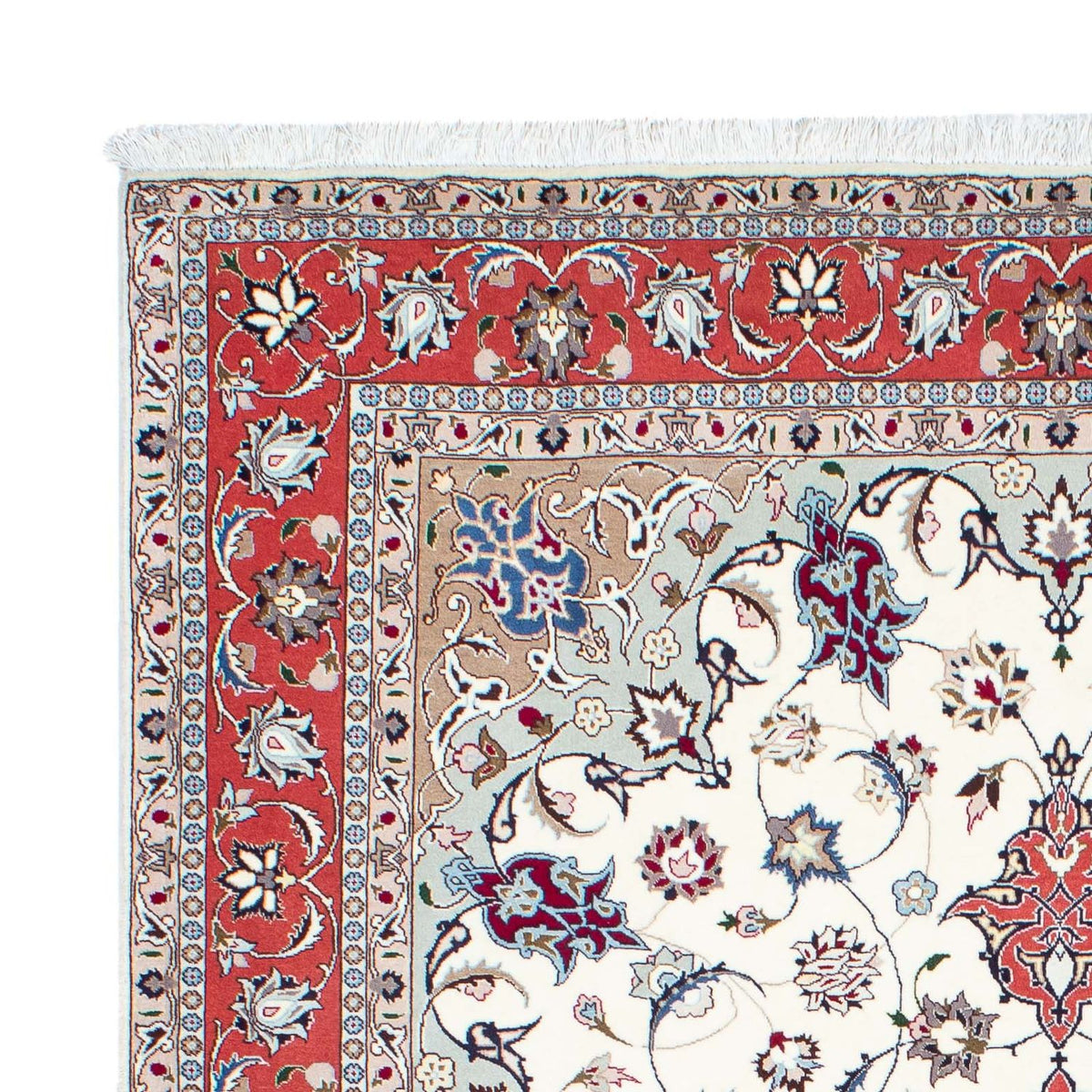 Persisk matta - Tabriz - Royal - 198 x 151 cm - beige