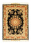 Persisk matta - Tabriz - Royal - 138 x 101 cm - svart