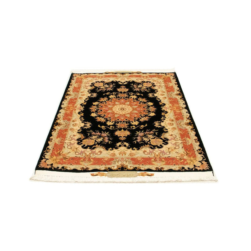 Persisk matta - Tabriz - Royal - 138 x 101 cm - svart