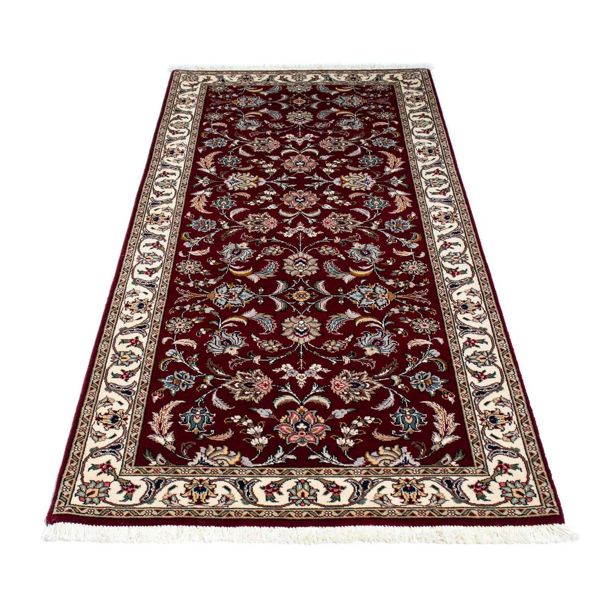 Runner Persisk matta - Tabriz - Royal - 205 x 88 cm - mörkröd